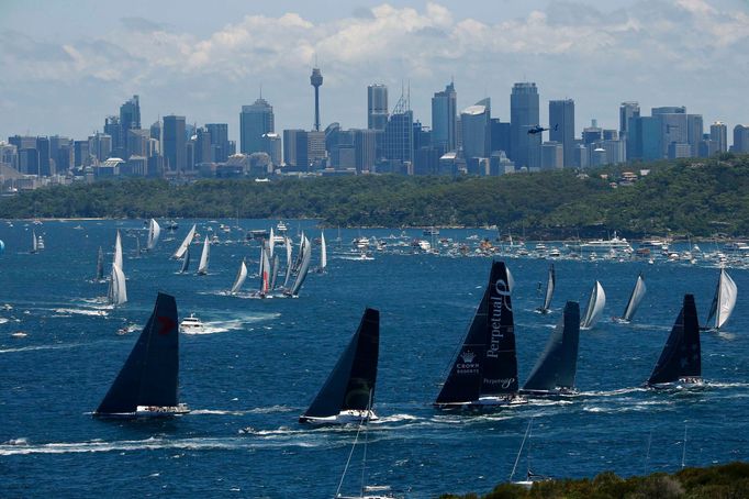 Jachting: start závodu Sydney - Hobart 2013