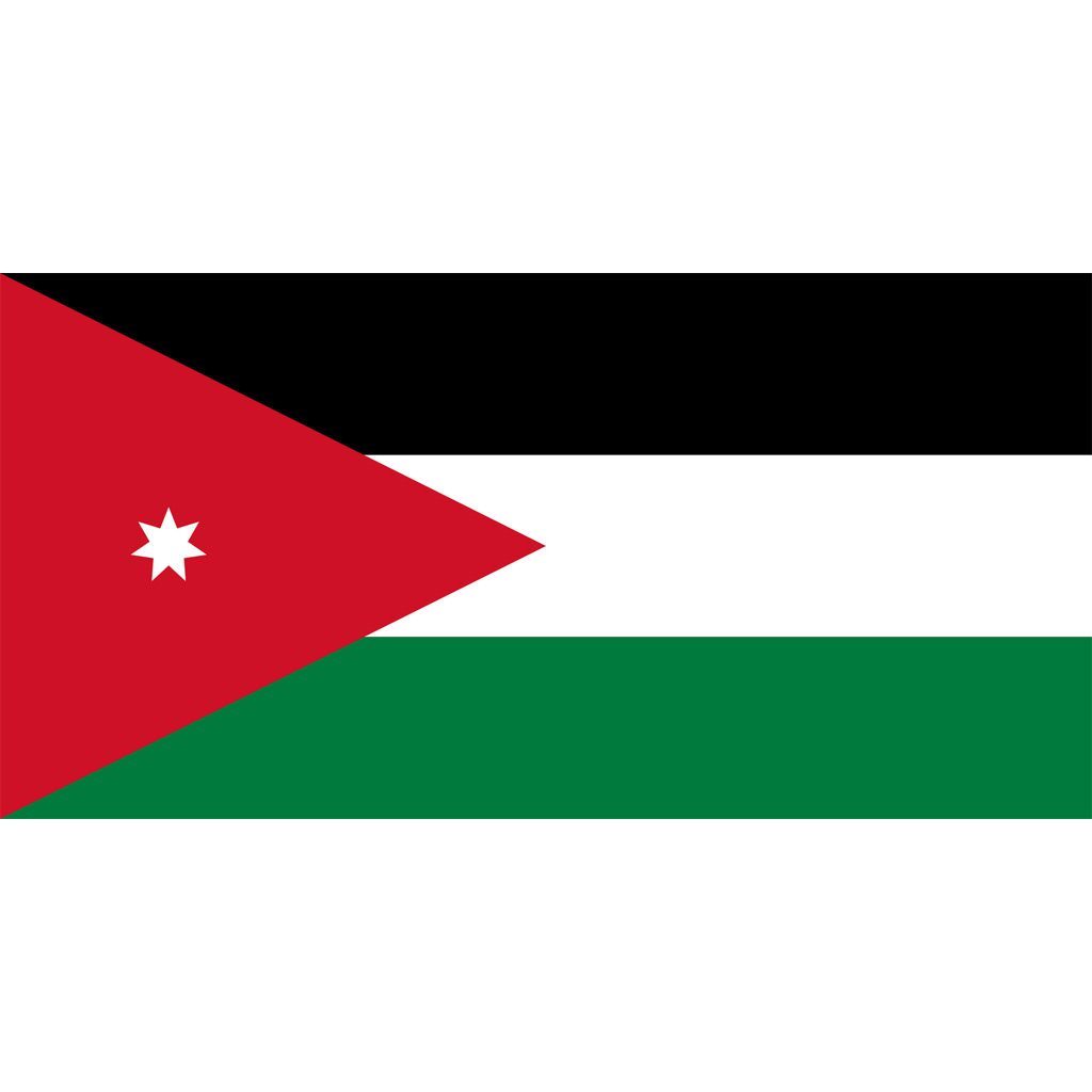Vlajka - Jordánsko