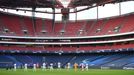 Lisabonské hřiště Estadio da Luz při čtvrtfinále LM Atalanta - Paris St. Germain