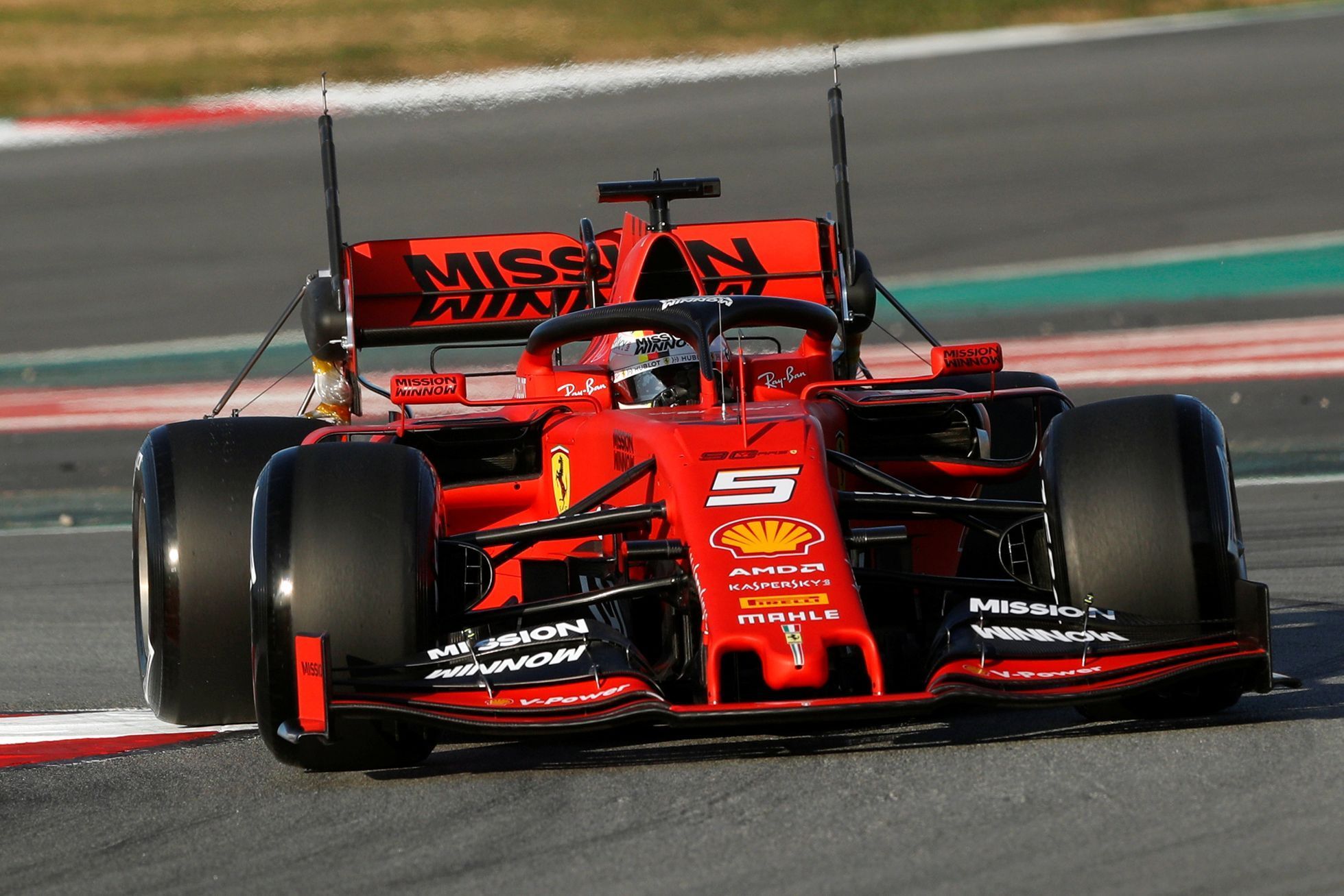 Testy F1 2019, Barcelona I: Sebastian Vettel, Ferrari