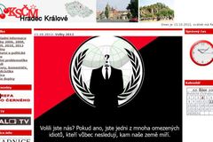 Jste omezení idioti, napsali Anonymous na web KSČM