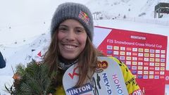 Eva Samková, vítězka SP v Montafonu 2019