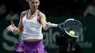 Lucie Šafářová na Turnaji mistryň v duelu s Muguruzaovou