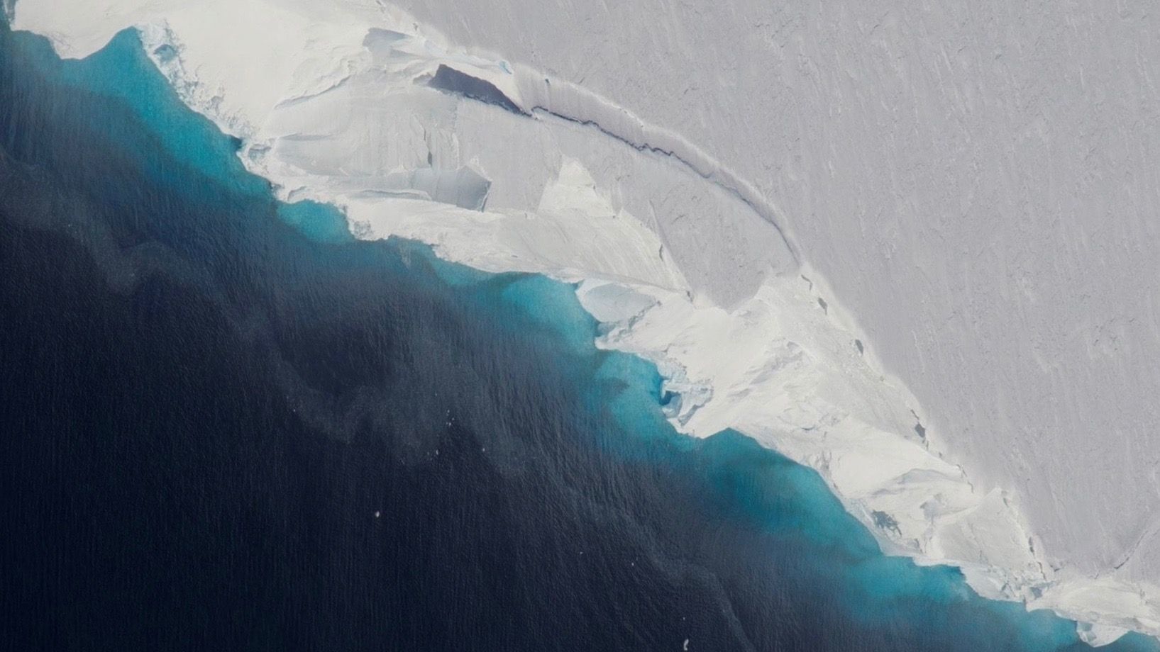 Ledovec Thwaites v západní Antarktidě