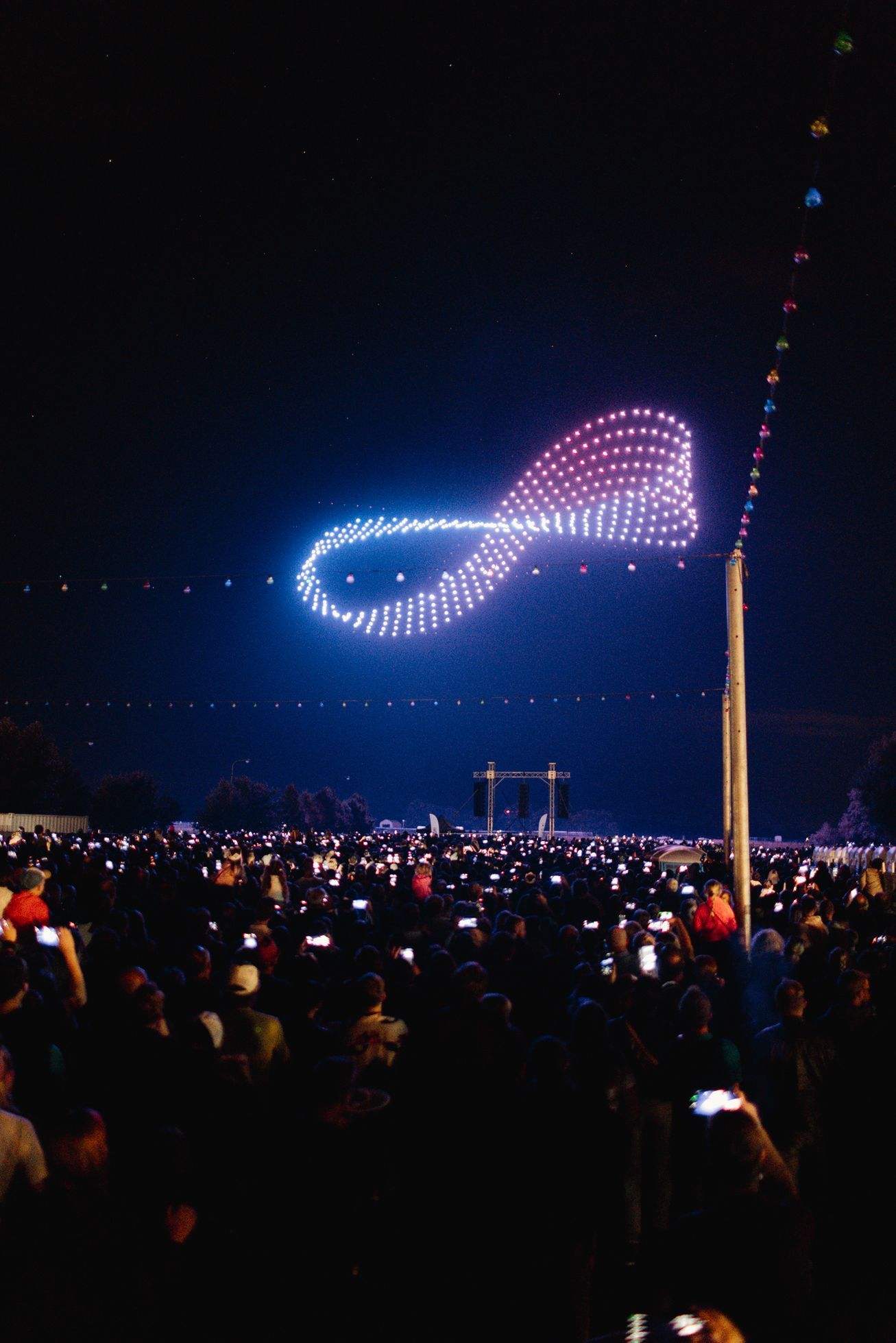 Dronová show v Hradci Králové