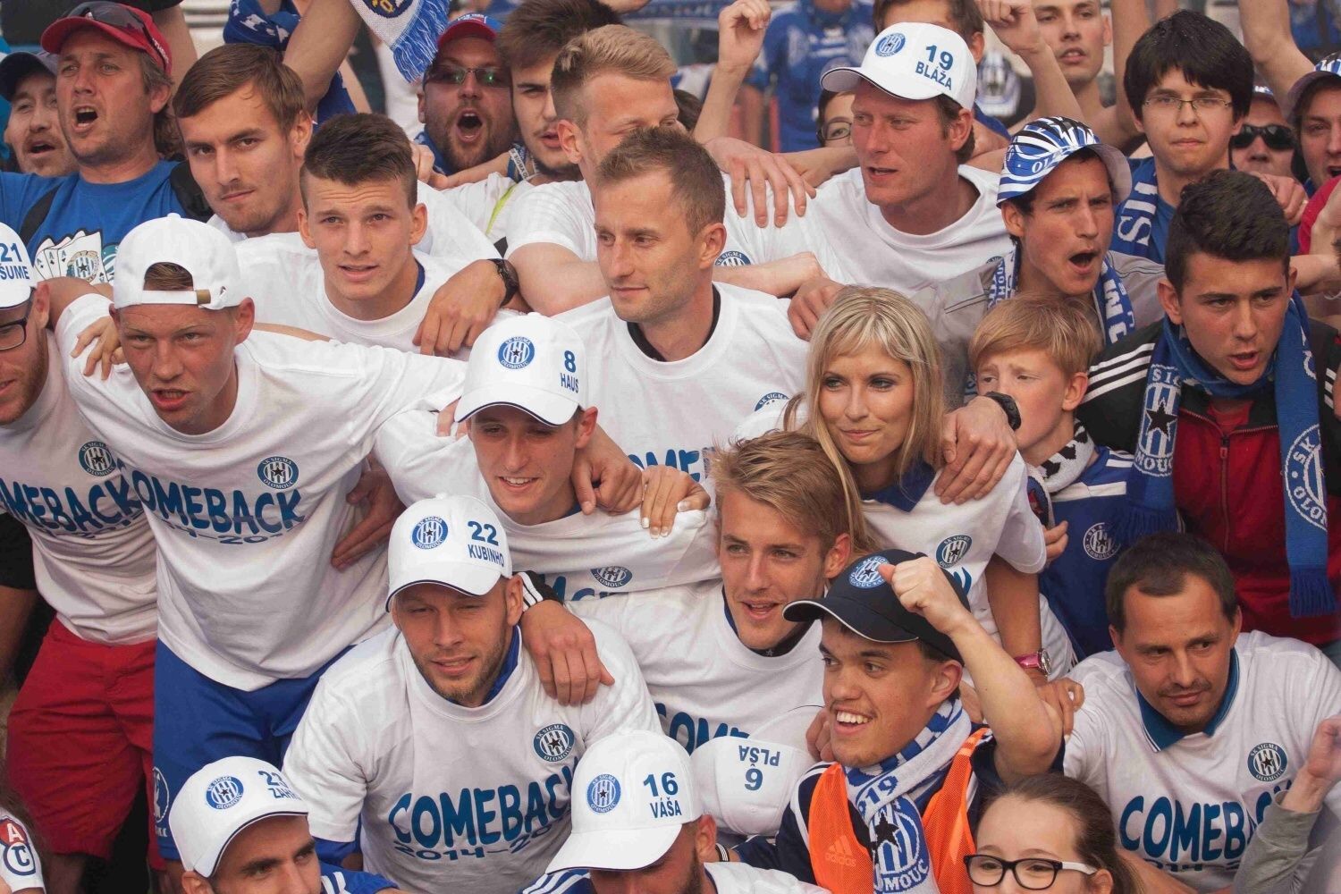 Sigma Olomouc slaví návrat do první ligy