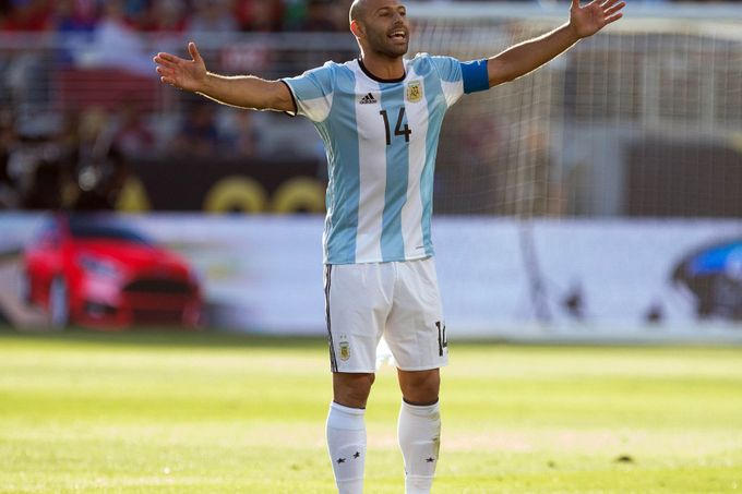 Argentina - Chile, Copa América 2016, skupina. Javier Mascherano