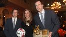 Fotbalista roku 2013: Petr Čech a Eva Samková a Tomáš Rosický