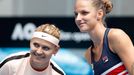 Australian Open 2018, šestý den (Lucie Šafářová a Karolína Plíšková)