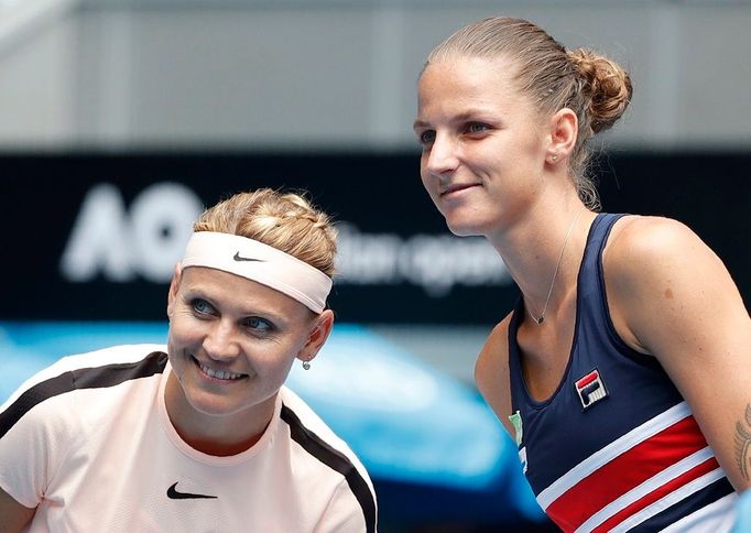 Australian Open 2018, šestý den (Lucie Šafářová a Karolína Plíšková)