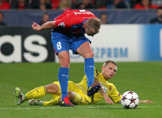 Fotbal, LM, Plzeň - Maribor: David Limberský