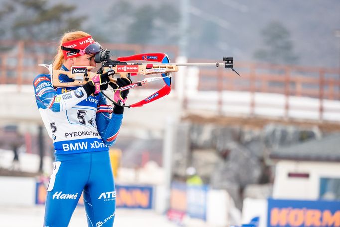 SP v Pchjongčchangu, štafeta Ž: Gabriela Koukalová