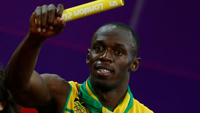 Usain Bolt se nakonec vítězného kolíku dočkal.