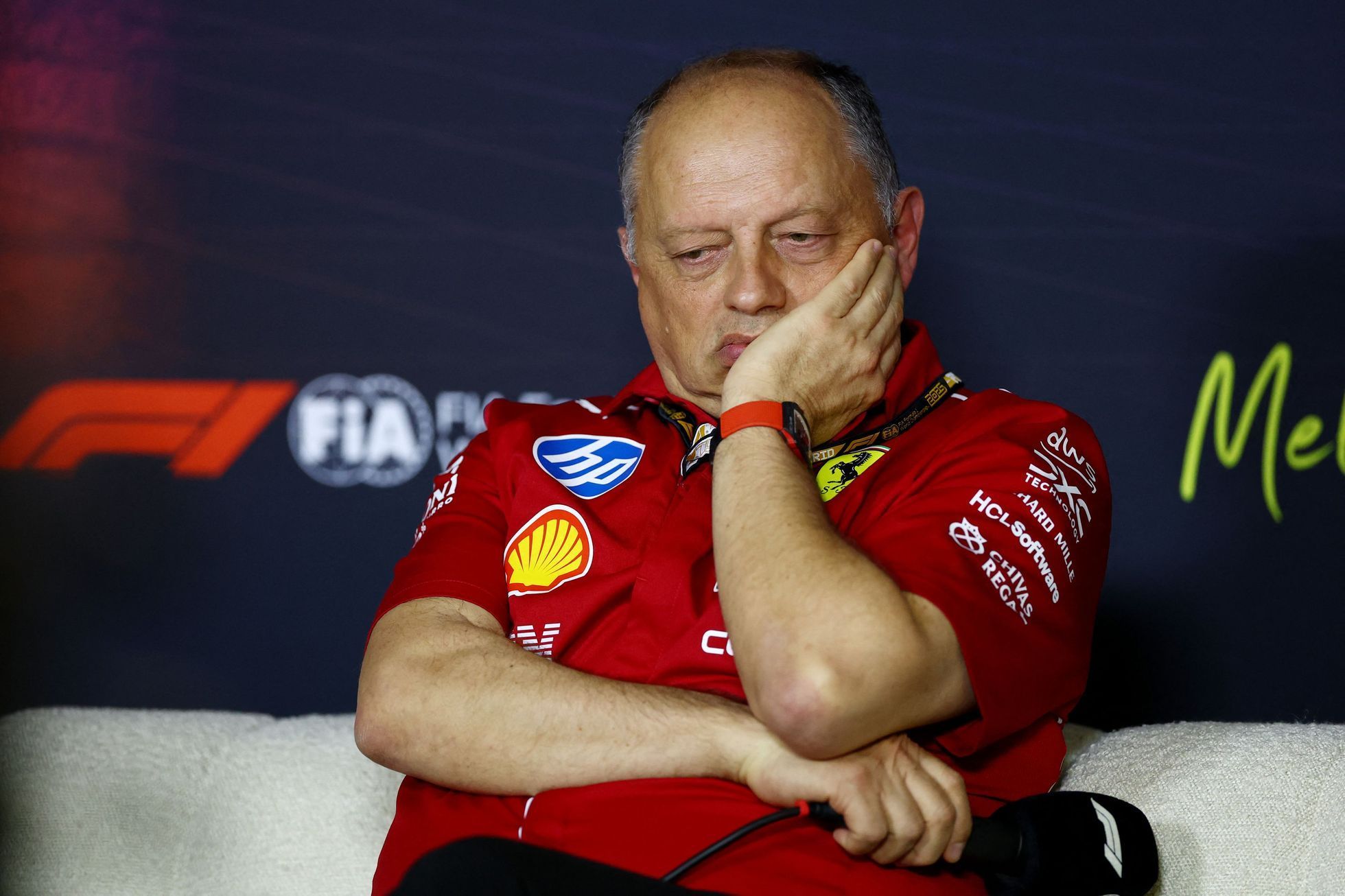 VC Austrálie F1 2025:  Frédéric Vasseur, Ferrari