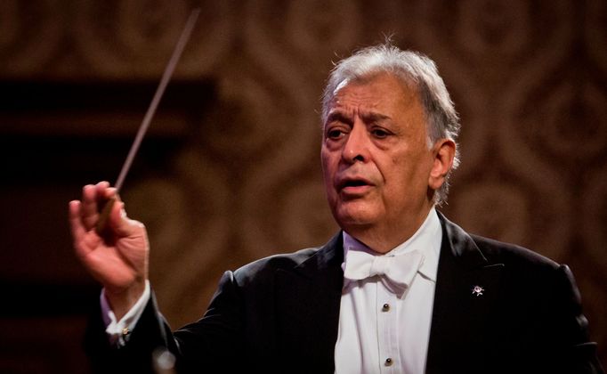 Zubin Mehta s Izraelskou filharmonií na Dvořákově Praze 2014.