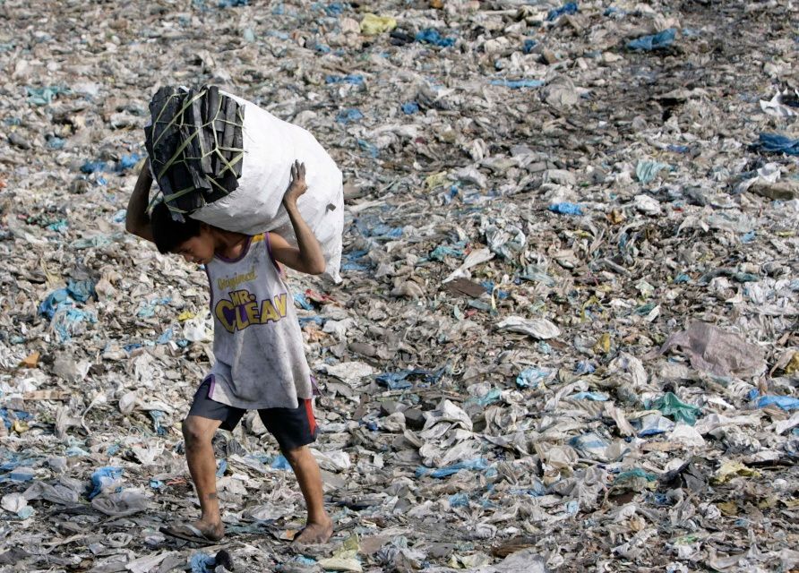 Skládka odpadu v Manile
