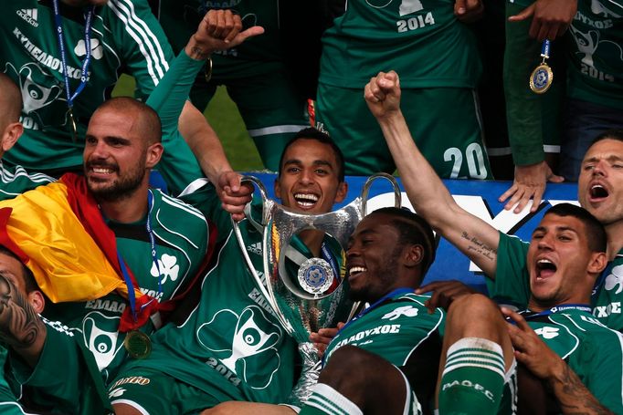 Panathinaikos slaví vítězství v řeckém poháru 2014