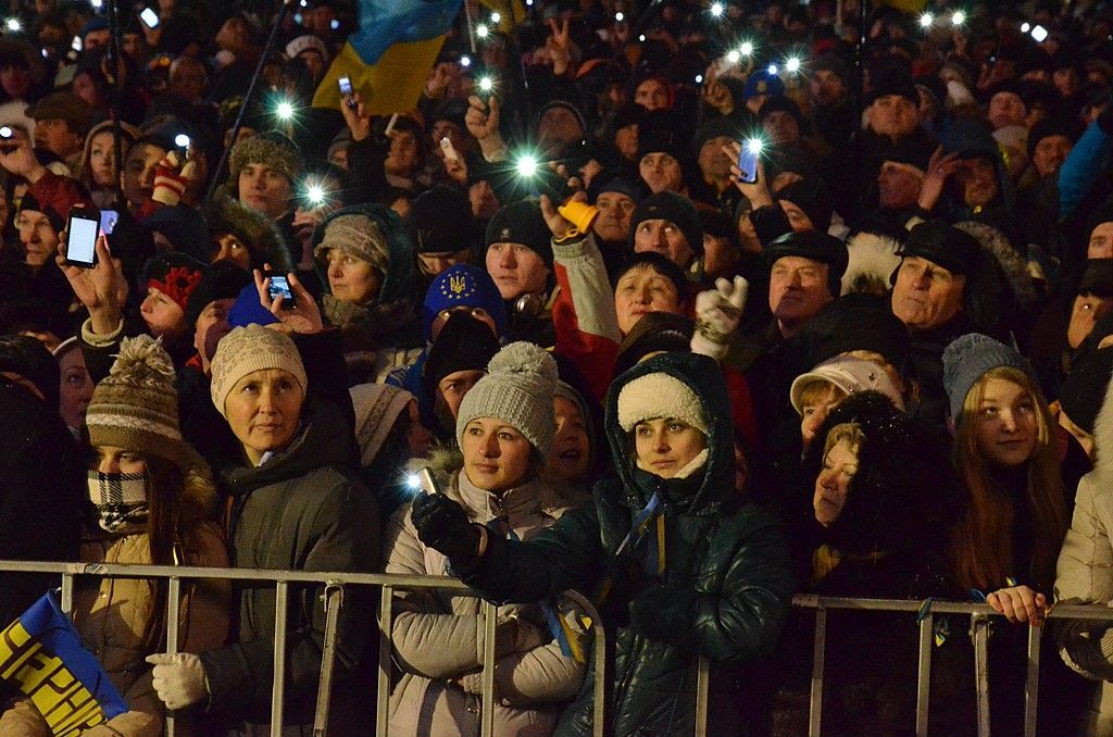 Demonstrace v Kyjevě