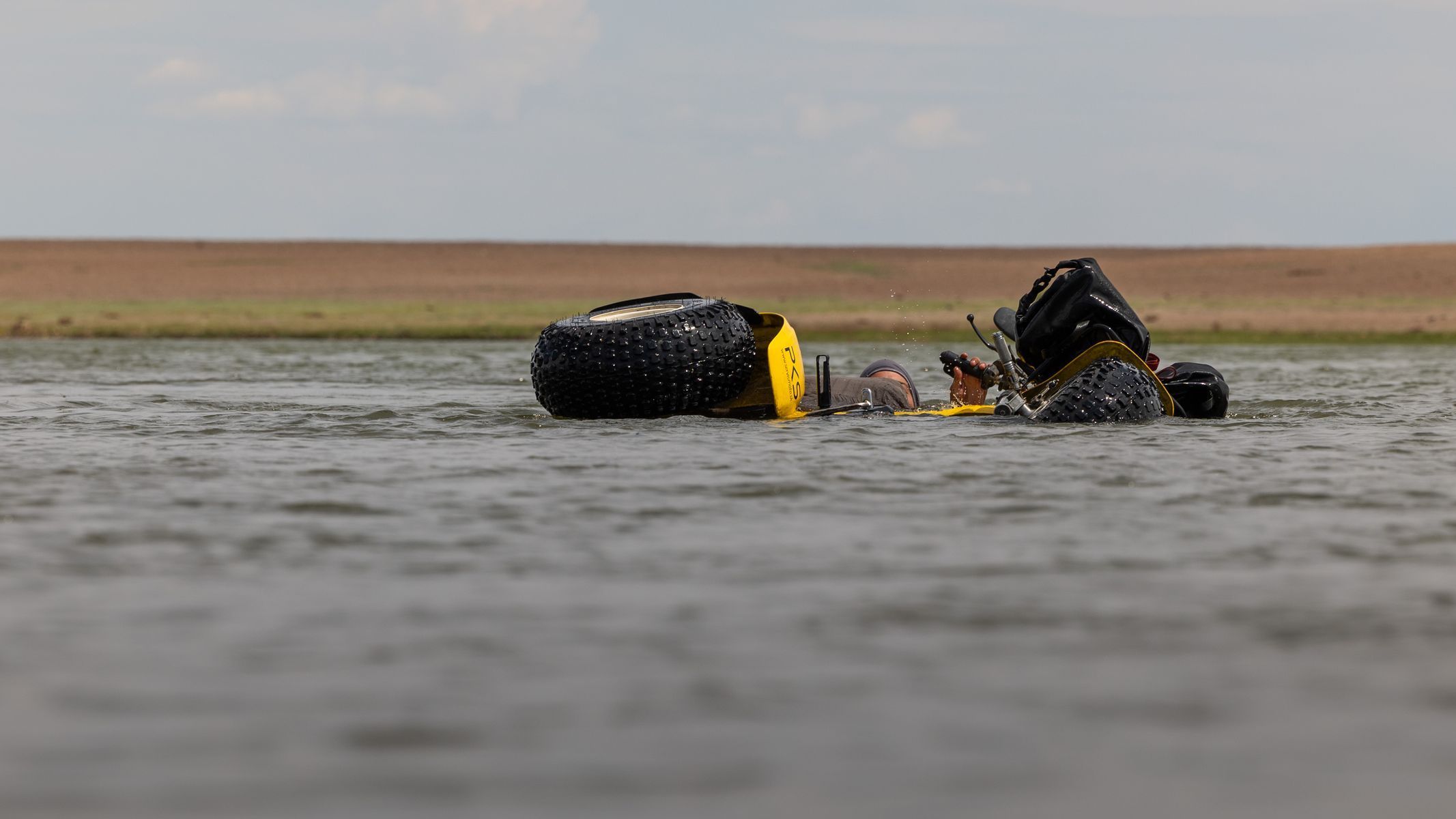 Žlutá žába pluje!