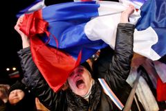 Míříme domů, vzkazují Rusku po referendu krymští politici