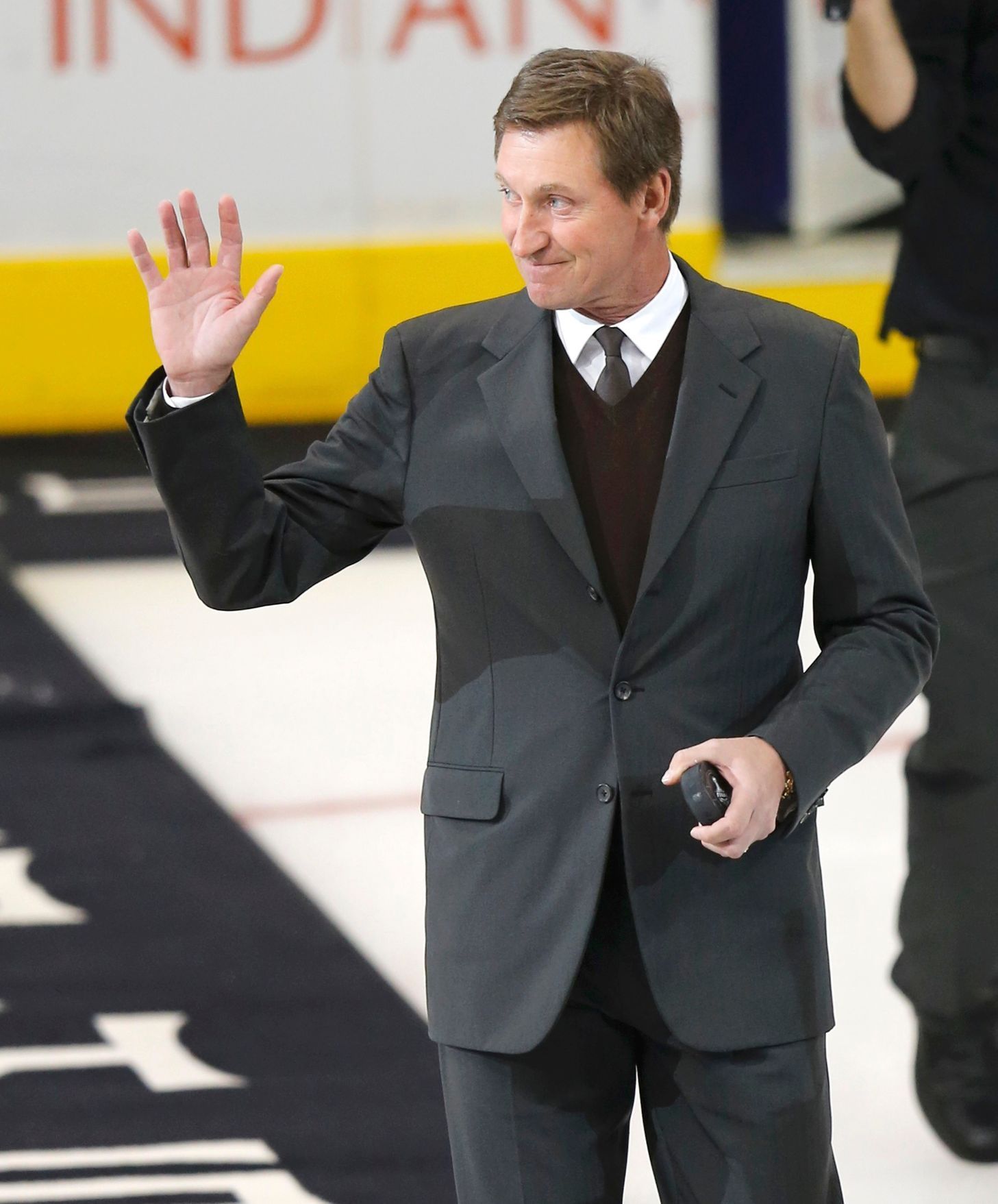 Wayne Gretzky při třetím finále Stanley Cupu 2012