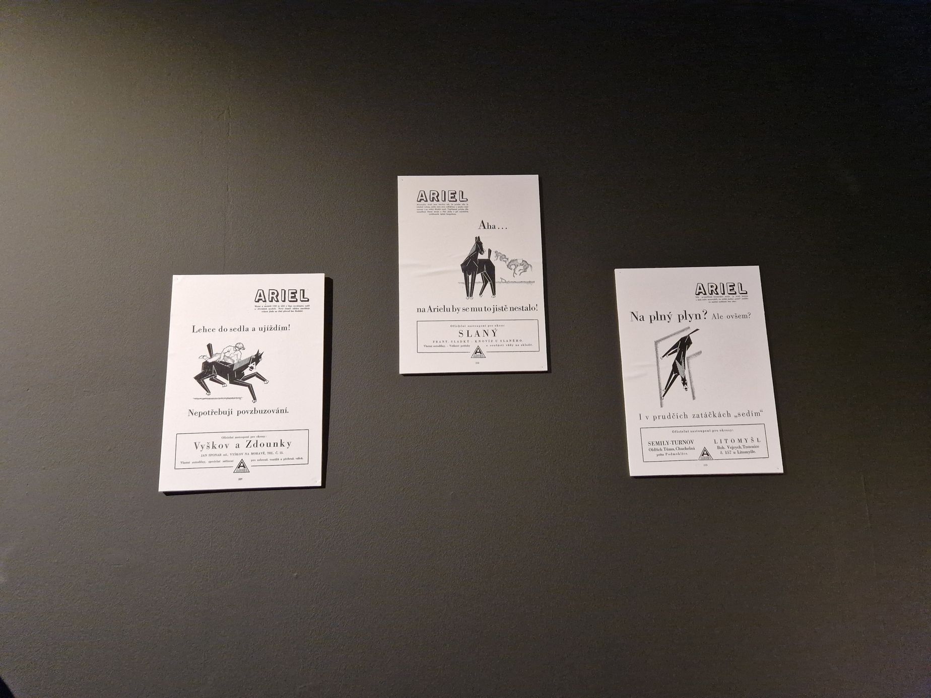 Ariel v Českých zemích výstava Technické muzeum Brno