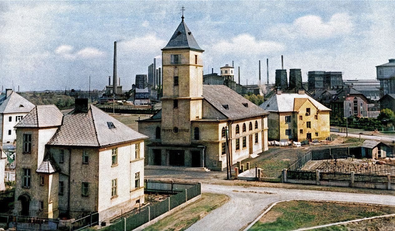 Ostrava, 100 let, obarvené fotografie, Domácí