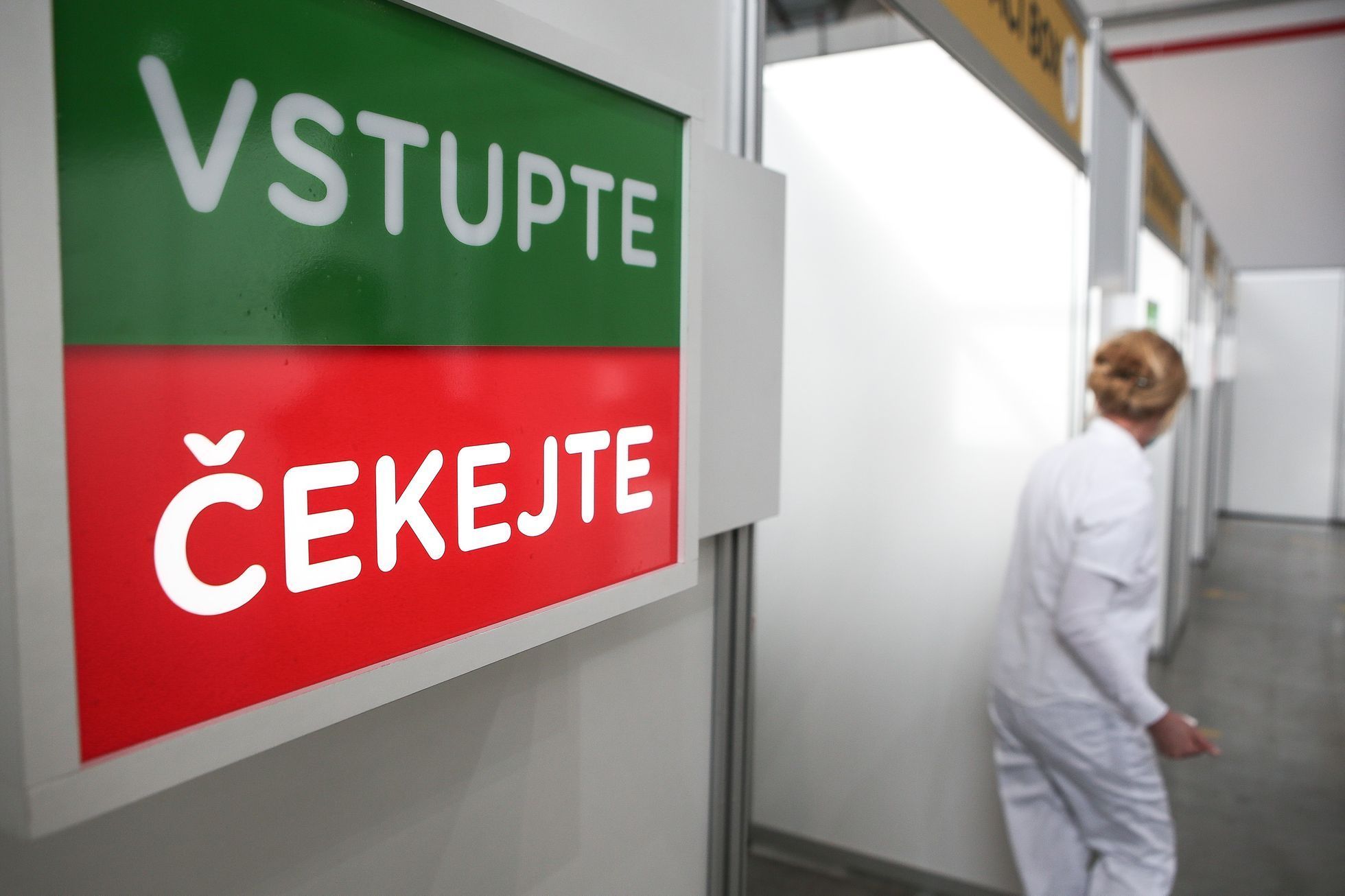 Očkování, očkovací centrum České Budějovice, Výstaviště, koronavirus, covid-19, zdravotnictví, pacienti,