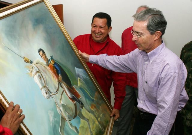 Chávez a Uribe