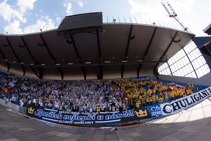 SL, Baník-Zbrojovka Brno: fanoušci Baníku