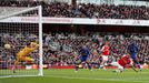 Soccer Football - Premier League - Arsenal v Chelsea - Emirates Stadium, London, Britain - December 29, 2019 Arsenal's Pierre-Emerick Aubameyang scores their first goal