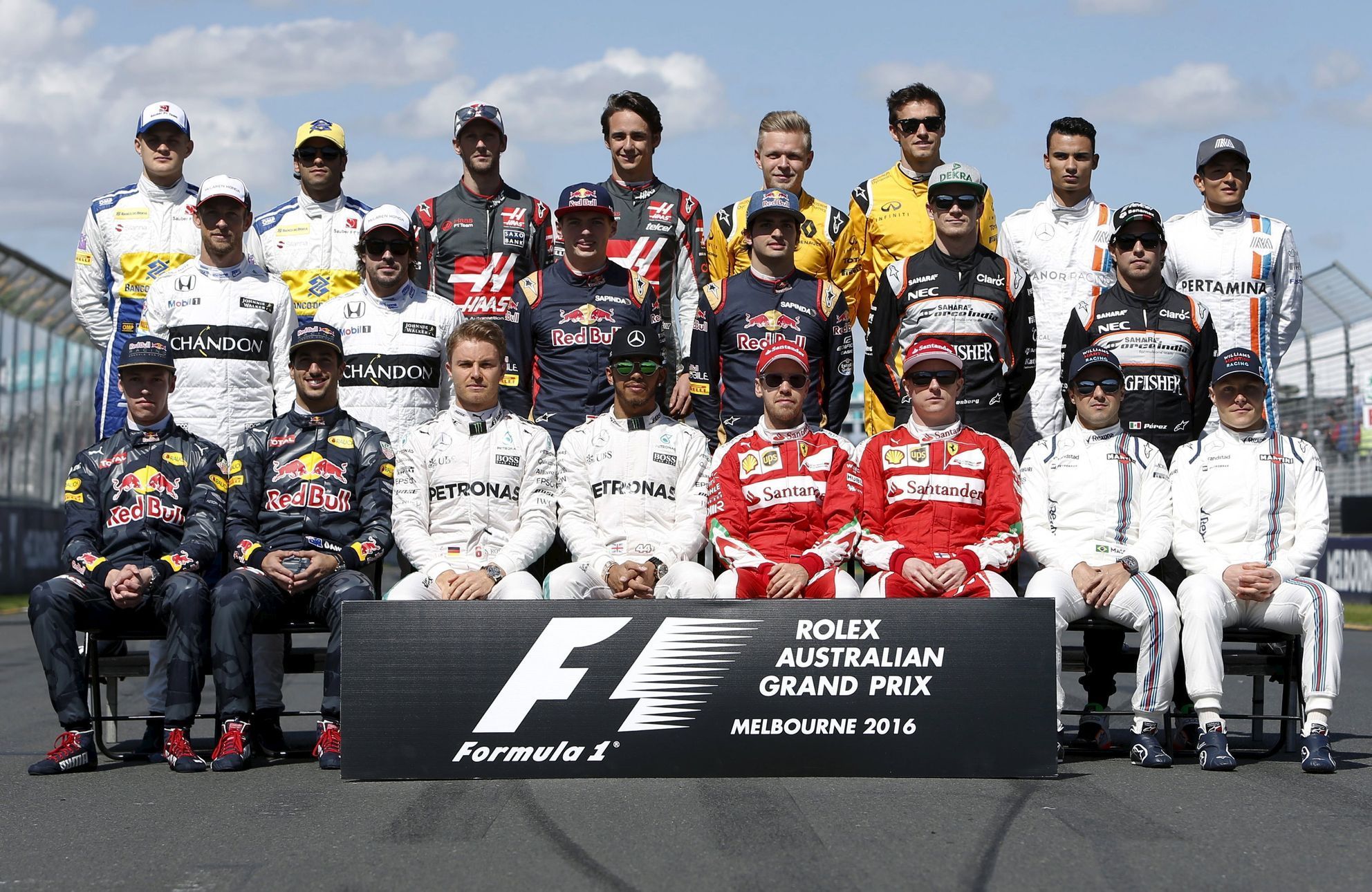 F1, VC Austrálie 2016: jezdci F1 před sezonou 2016