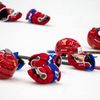 Hokejové MS juniorů 2020 v Ostravě, finále Kanada - Rusko: Odložené rukavice a helmy zklamaných Rusů