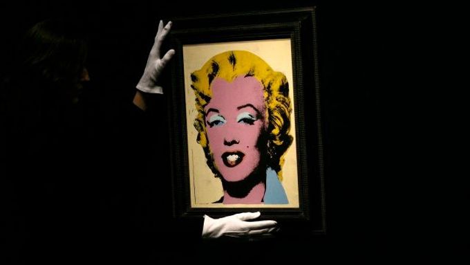V březnu proběhla v Londýně dražba "Lemon Marilyn" od Andyho Warhola.