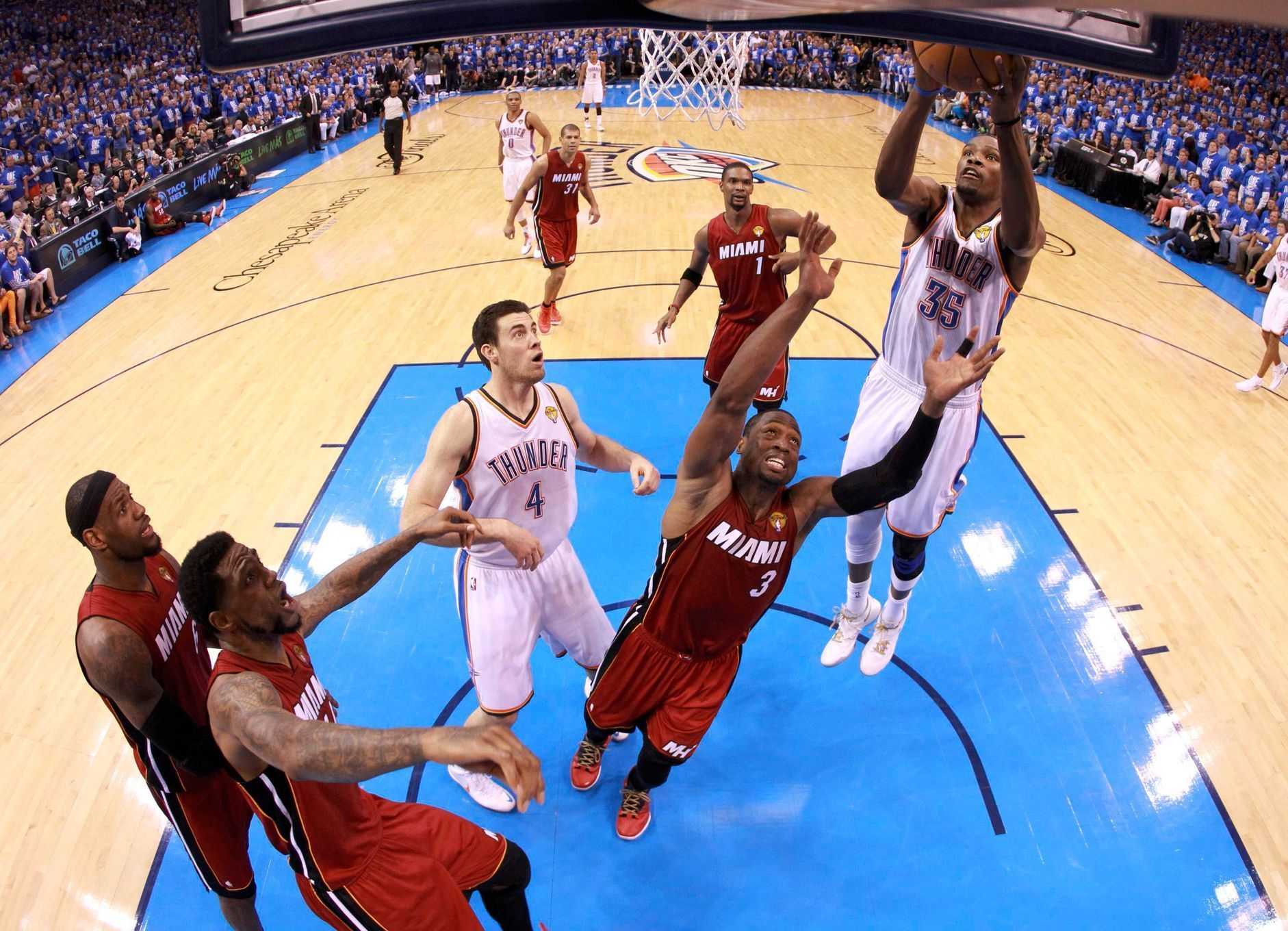 Kevin Durant, Dwyane Wade (Oklahoma City - Miami)