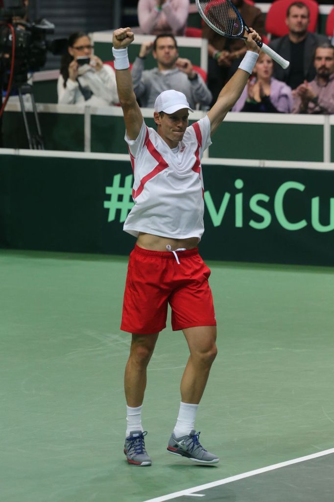 Davis Cup - Česko vs. Nizozemí (česká radost)