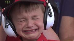 F1, VC Španělska 2017: plačící fanoušek Ferrari