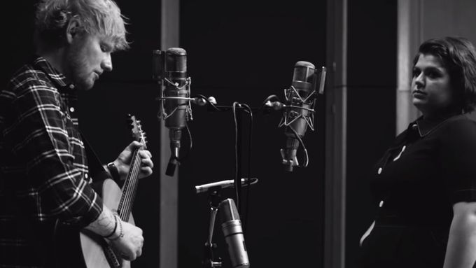 Záznam Sheeranovy skladby Best Part Of Me ze studií Abbey Road.