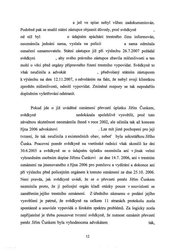 Usneseni o zastavení trestního stíhání - strana 12