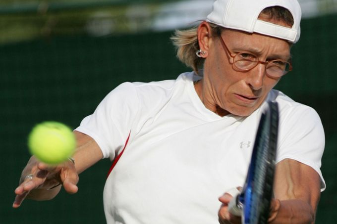 Martina Navrátilová, Wimbledon 2004