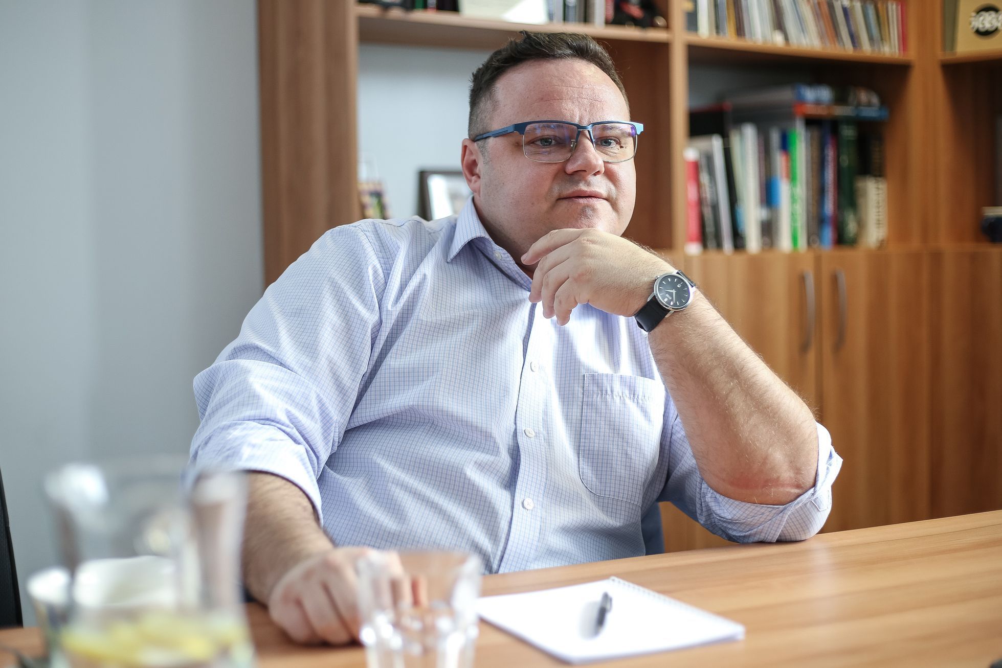 Mgr. René Zavoral, ředitel Českého rozhlasu, portrét pro rozhovor  7. 2. 2019