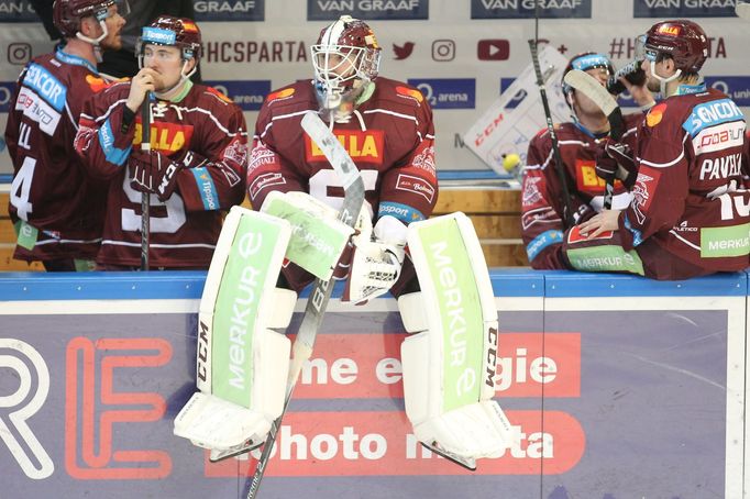 hokej, extraliga 2018/2019, Sparta - Třinec, Matěj Machovský