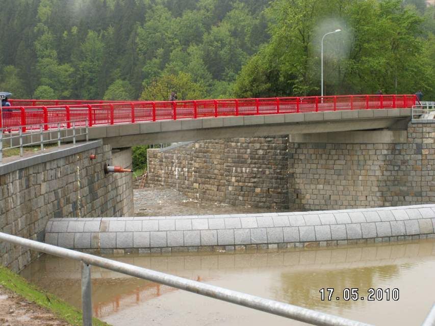 Povodně - Bystřička - 2010