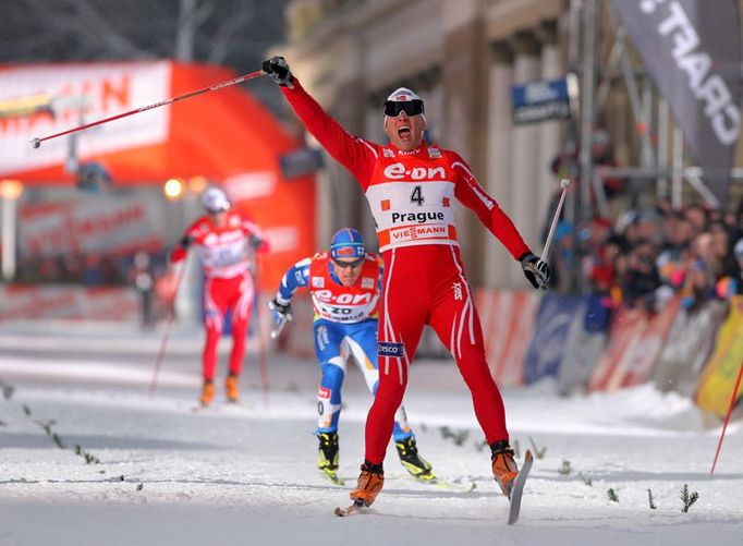 Pražská lyže 2009: Tor Arne Hetland (Norsko) - vítěz