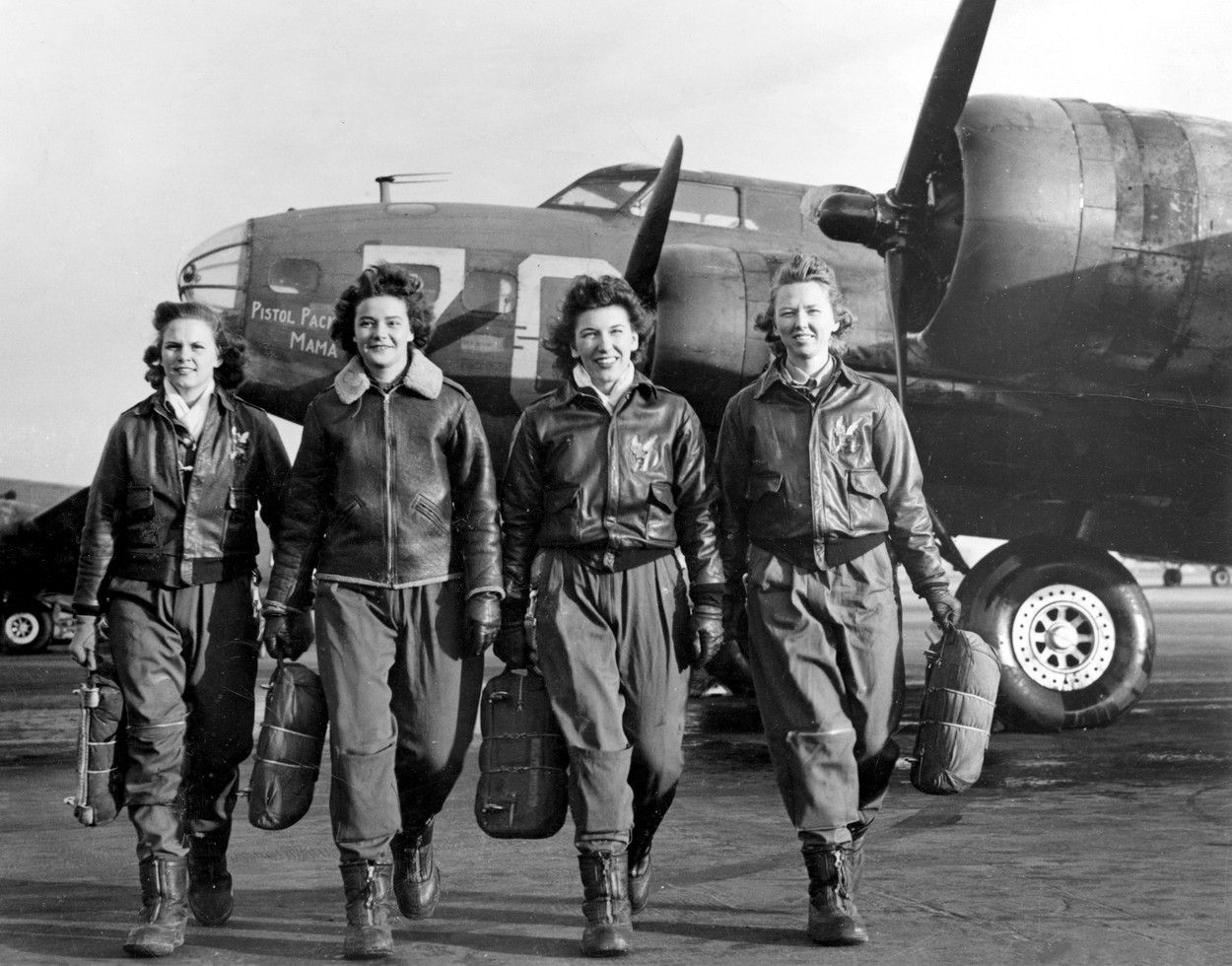 USA, letectvo, druhá světová válka, ženy, 1944