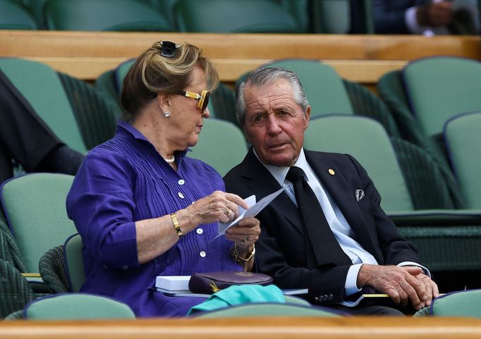 Celebrity na Wimbledonu 2018 (Gary Player)