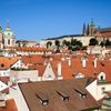 Praha, panorama, Pražský hrad, pohled ze střech, Praha z výšky