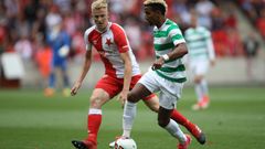 Slavia-Celtic Glasgow: Michal Frydrych - Scott Sinclair