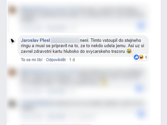 Screenshot komentáře šéfredaktora MF Dnes Jaroslava Plesla, který zveřejnil dne 14. 11. 2018 na svém Facebook účtu.