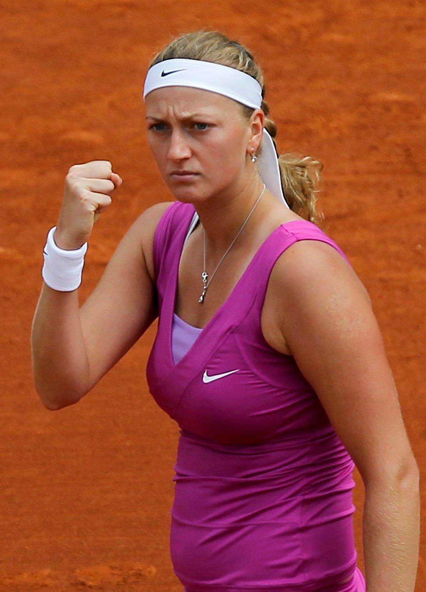 Petra Kvitová na French Open porazila U. Radwaňskou